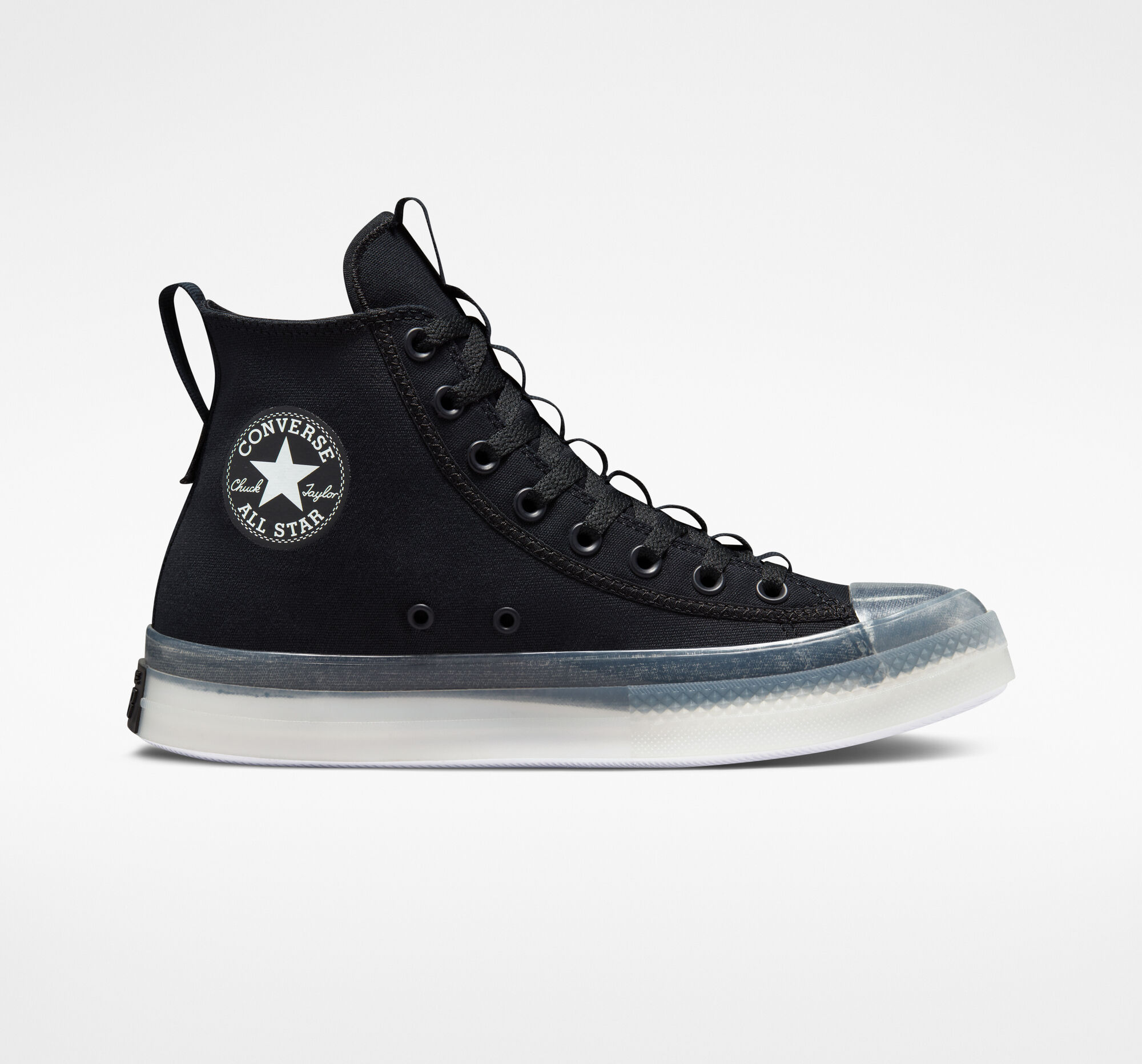 Купить чёрные высокие кеды Converse СX Ecplore A02411C