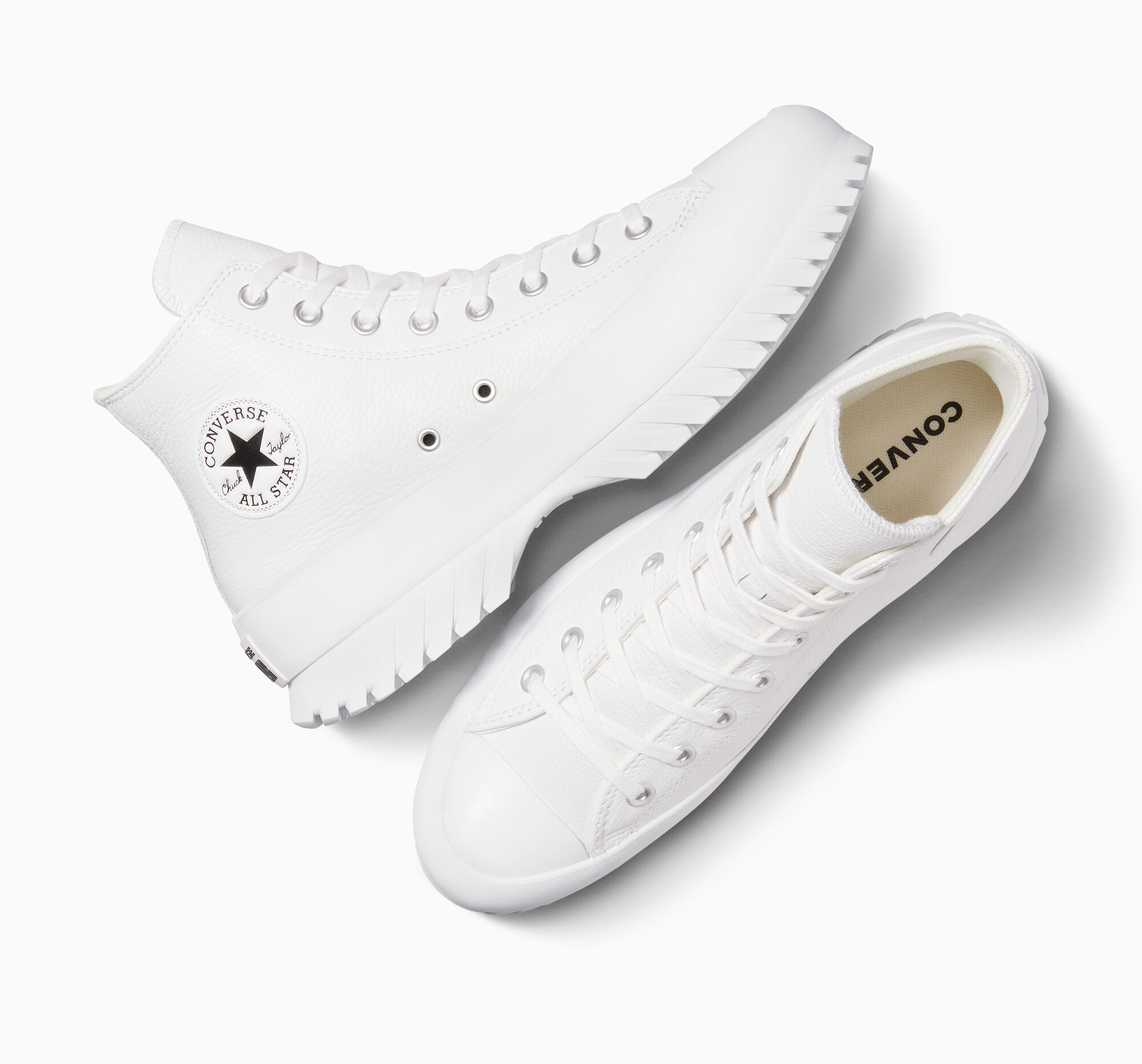 Zalando converse leather outlet white